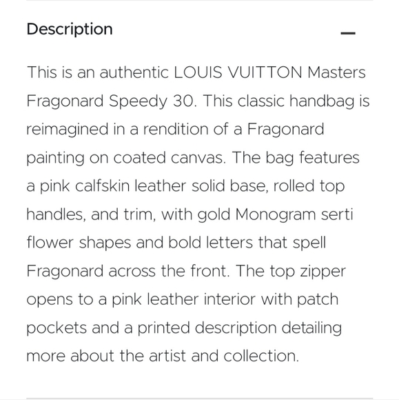 🎉HP🎉Louis Vuitton Masters Fragonard Speedy 30 - Picture 7 of 16
